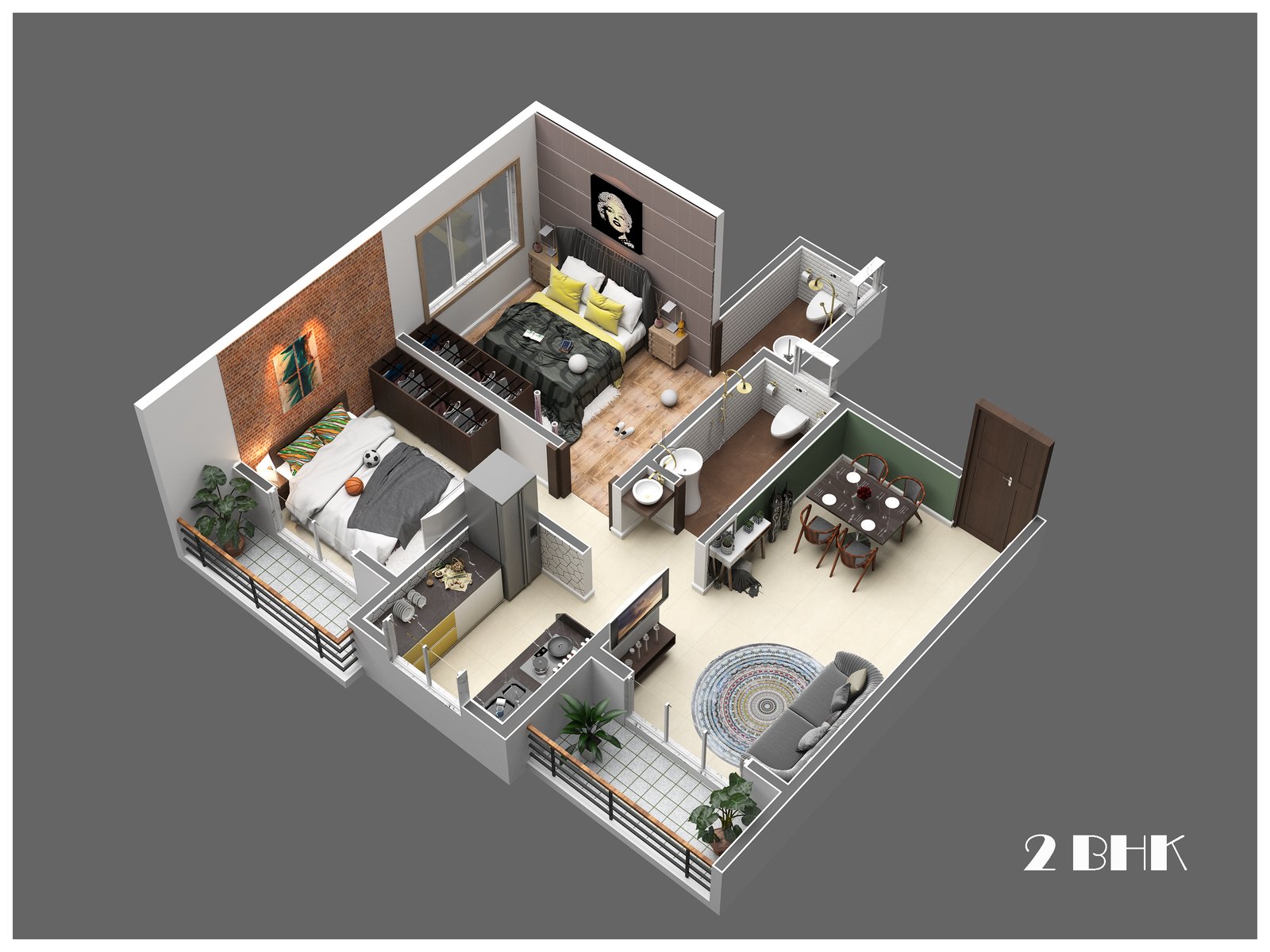 image/2 BHK Interior